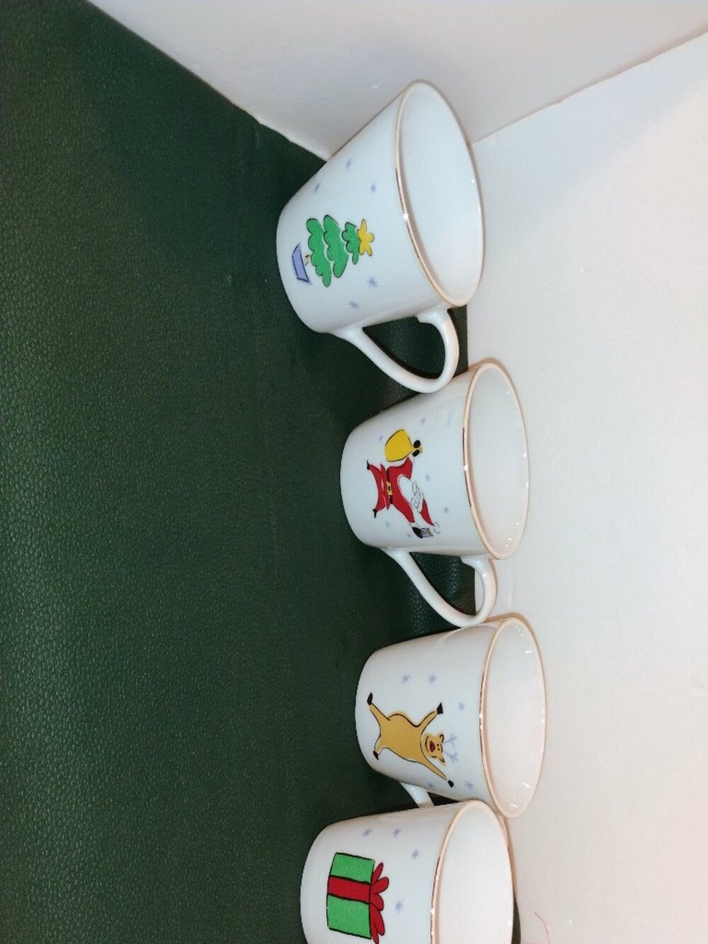 Merry Brite Christmas mugs